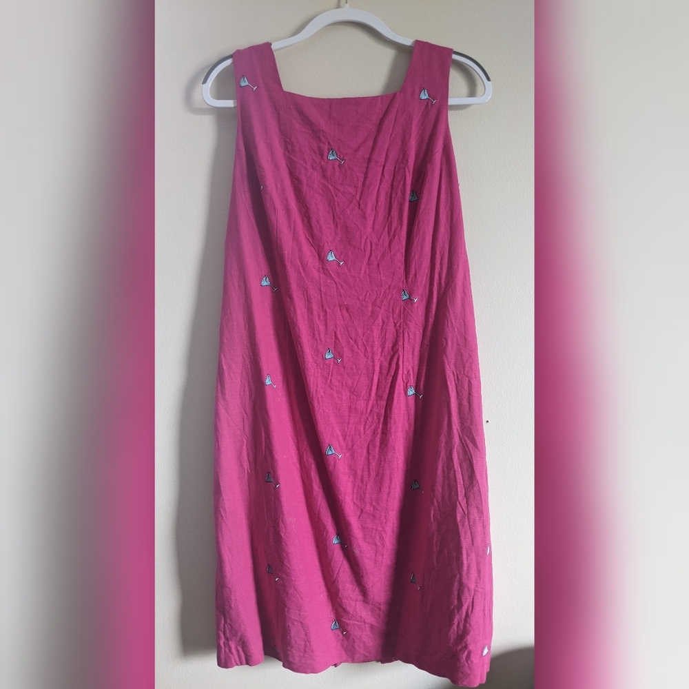 VINTAGE Lenny New York Pink Martini Dress